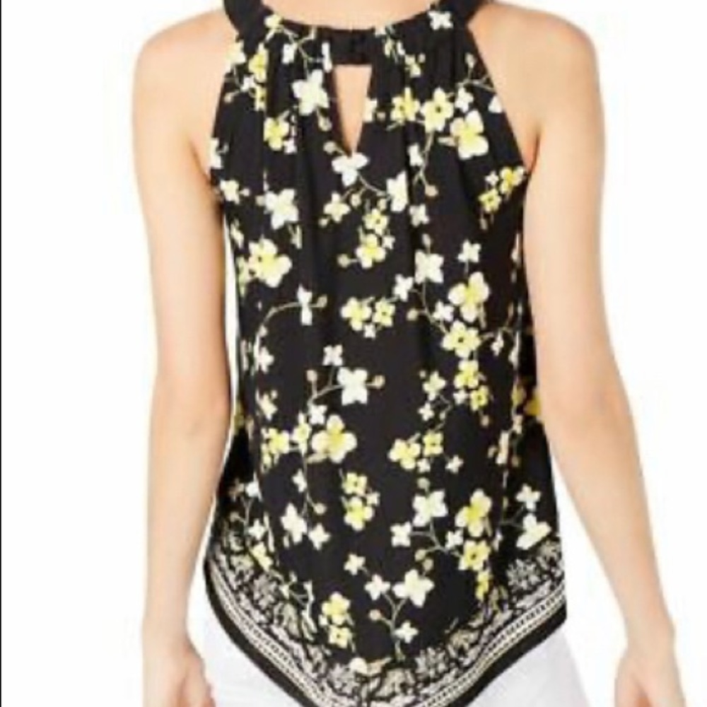 INC Floral Top - Picture 2 of 6
